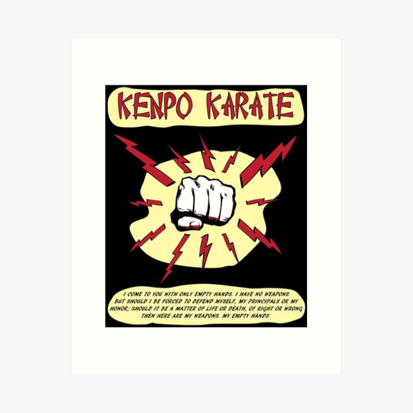 Artikel-Vorschau von Kenpo Karate Selbstverteidigung Kampfkunst, designt und verkauft von MasterKlaw.