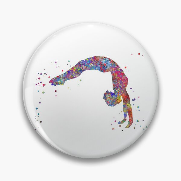 Item preview, Gymnastics girl designed and sold by Rosaliartbook.