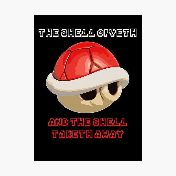 The Shell giveth, and The Shell taketh away Photographic Print
