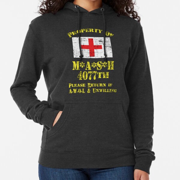Property Of Mash 4077th Lightweight Hoodie