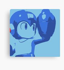 The Blue (and cyan) Bomber Canvas Print