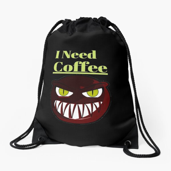 Coffee Lovers Delight Drawstring Bag