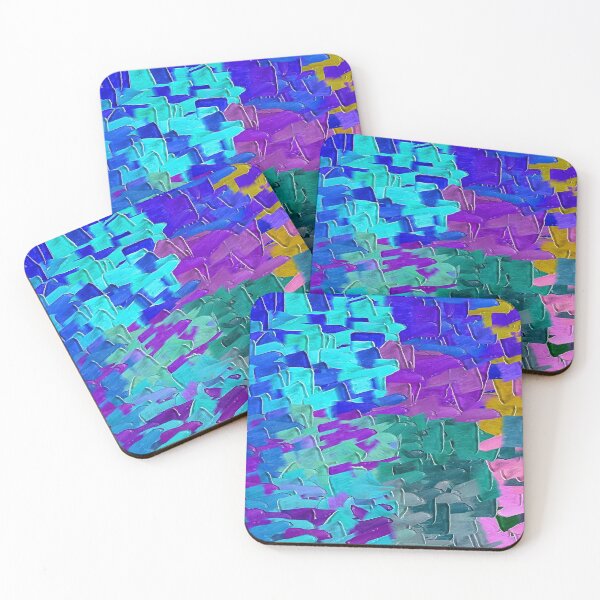 Item preview, blue purple pink and brown painting designed and sold by Mrvell.