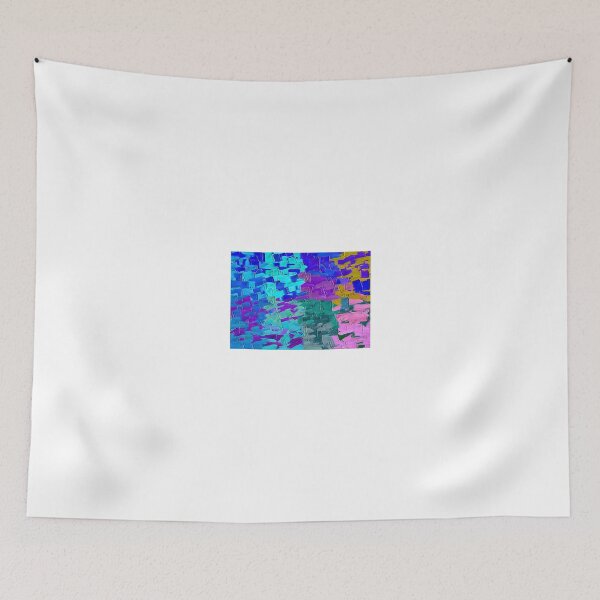 Item preview, blue purple pink and brown painting designed and sold by Mrvell.