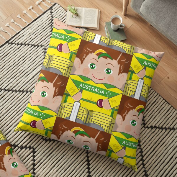 Aussie Cricket Player! Floor Pillow
