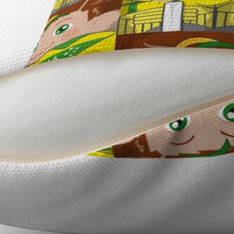 Alternate view of Aussie Cricket Player! Floor Pillow