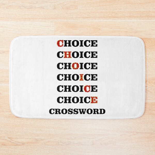 Item preview, Choice crossword and flowers designed and sold by SGS-.