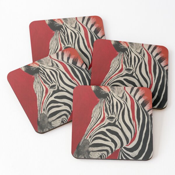 Item preview, Zebra in acrylic designed and sold by PaulBenbowArt.