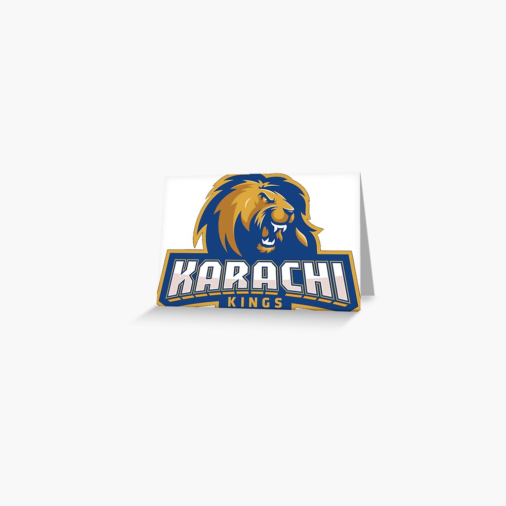 "Karachi Kings cricket logo" Greeting Card for Sale by fizana Redbubble