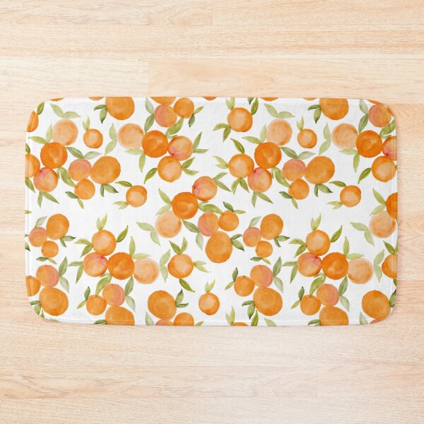 Item preview, Ornages - watercolor repeating pattern designed and sold by Ilze Lucero.