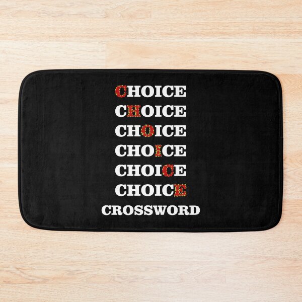 Item preview, Choice crossword and flowers designed and sold by SGS-.