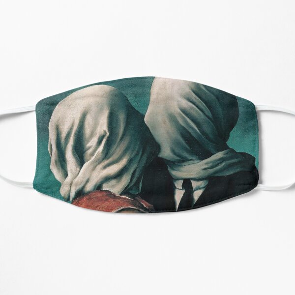 Rene Magritte The Lovers Flat Mask