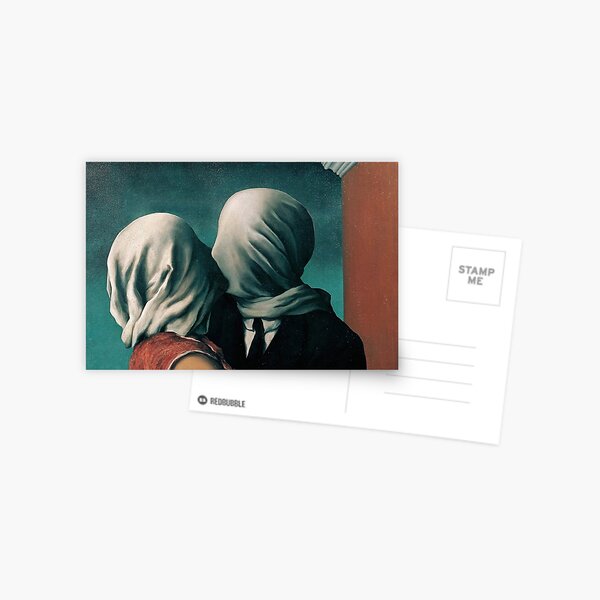 Rene Magritte The Lovers Postcard