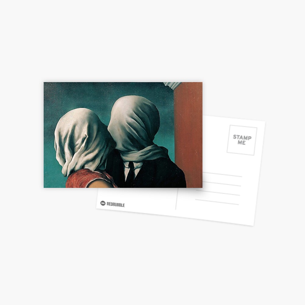 Rene Magritte The Lovers Postcard