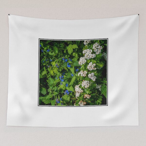 Item preview, Hawthorn and Perennial Forget-Me-Nots designed and sold by Colin Metcalf.
