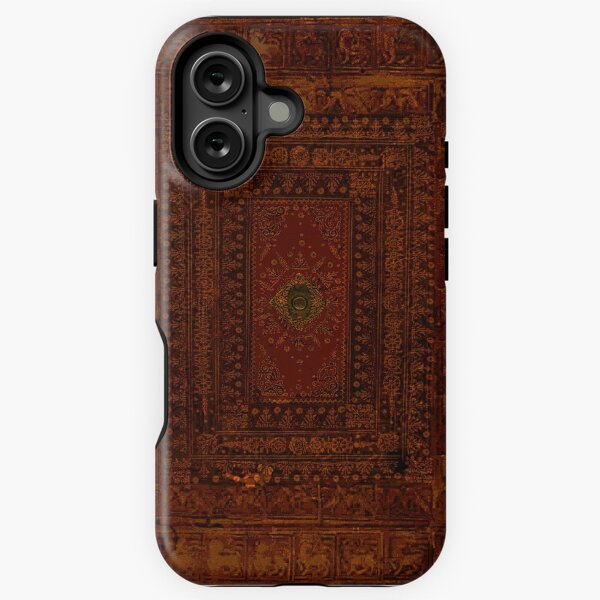 Item preview, Rustic Engraved Leather Book Cover Design designed and sold by JoolyA.