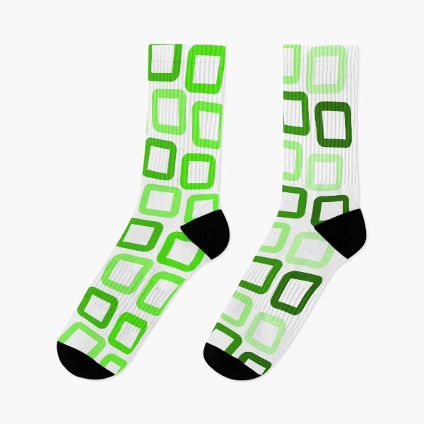 Item preview, Wobbly Squares, green gradient pattern designed and sold by ByMaSOLE.
