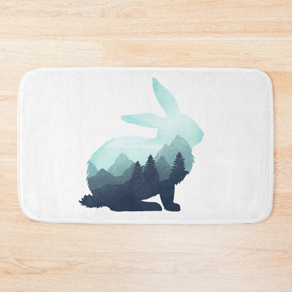 Item preview, Dramabite Bunny Rabbit Hare Double Exposure Surreal Wildlife Animal designed and sold by dramabite.