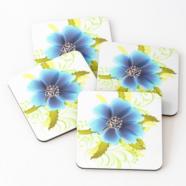 Item preview, Blue flower designed and sold by Sebastian Art.