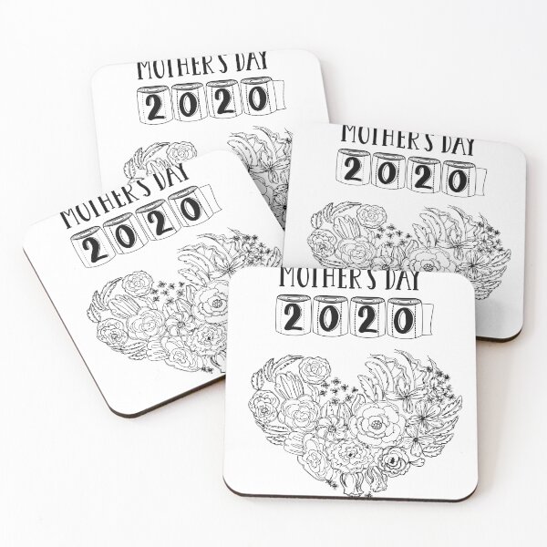Item preview, Happy Mothers Day 2020 Black Flower Heart and Toilet Paper Gift designed and sold by PupnkittyMania ⭐⭐⭐⭐⭐.
