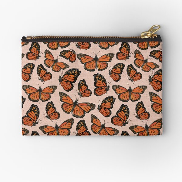 Butterfly Watercolor Zipper Pouch