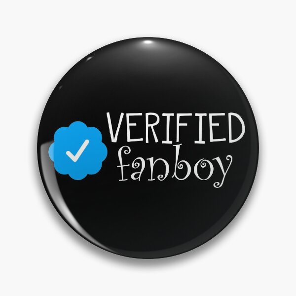 Item preview, Fanboy verificado (negro) designed and sold by AlexVR.