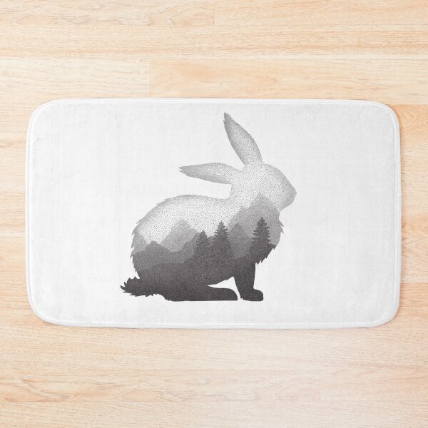 Item preview, Dramabite Bunny Rabbit Hare Double Exposure Surreal Wildlife Animal designed and sold by dramabite.