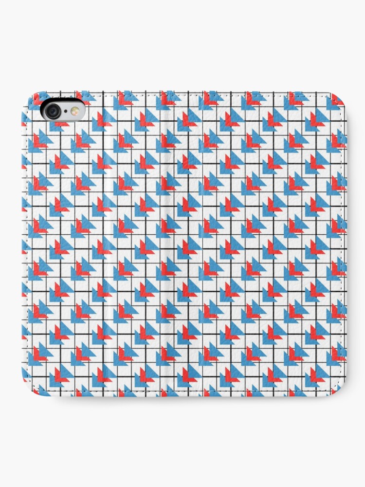 Alternate view of Modern Geometric Pattern - Colorful Triangles iPhone Wallet