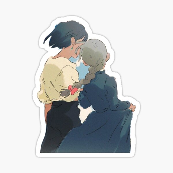 Howls moving castle sticker! Sticker