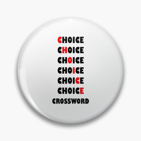 Item preview, Red choice crossword  designed and sold by SGS-.