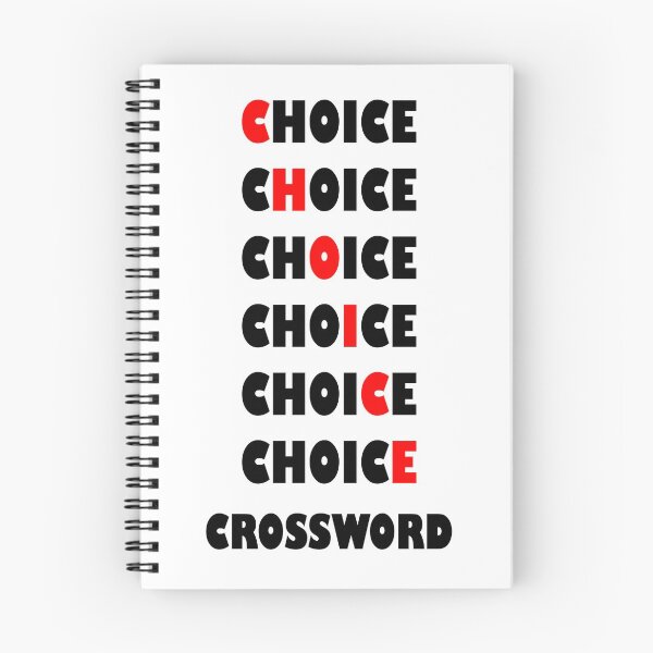 Item preview, Red choice crossword  designed and sold by SGS-.