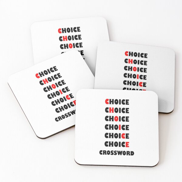 Item preview, Red choice crossword  designed and sold by SGS-.
