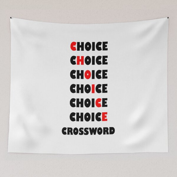Item preview, Red choice crossword  designed and sold by SGS-.