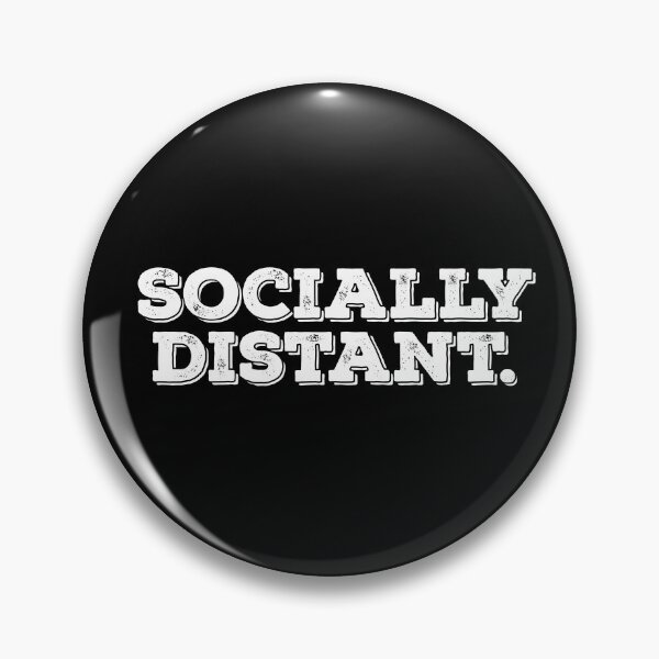 Item preview, Socially distant. designed and sold by graphicmeyou.