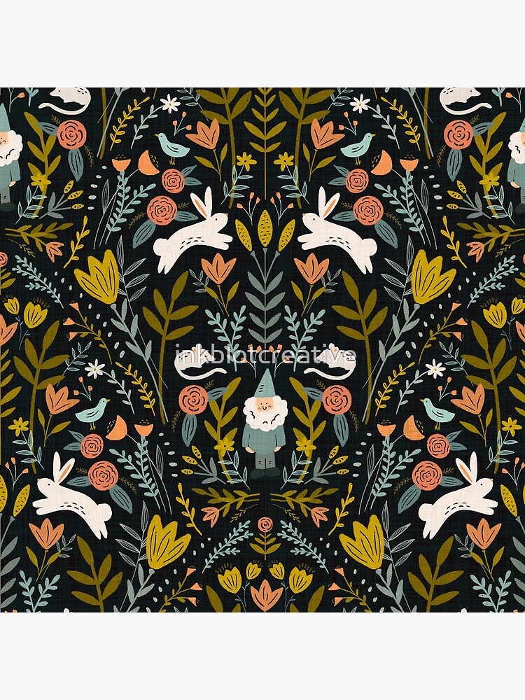 Damask gnome by inkblotcreative
