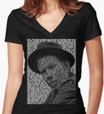 Tom Waits - Come on up to the house Women's Fitted V-Neck T-Shirt