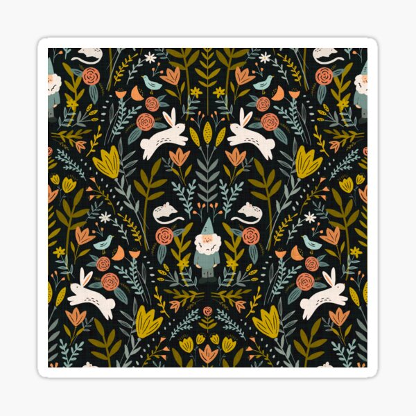 Damask gnome Sticker