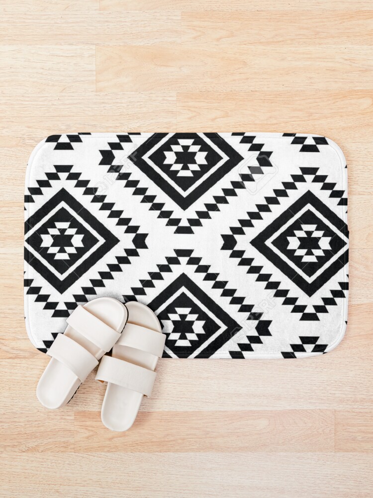 Alternate view of Ancient Aztec #3 Design Bath Mat