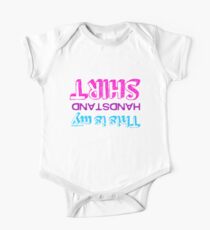 Gymnastics - This Is My Handstand Shirt One Piece - Short Sleeve