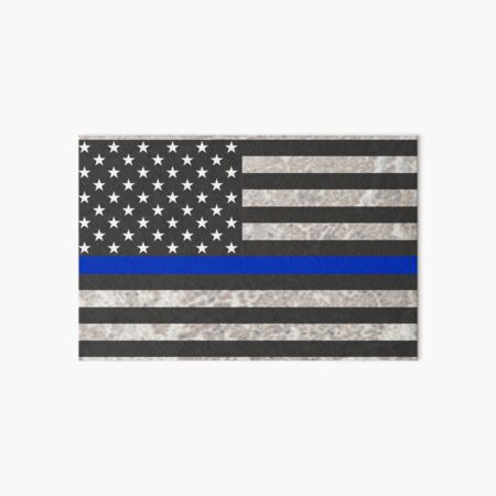 Thin Blue Line Flag, Police Officer Gifts Art Board Print for Sale by  3QuartersToday