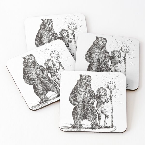 Item preview, Bear light warrior designed and sold by Michelle Murakami.
