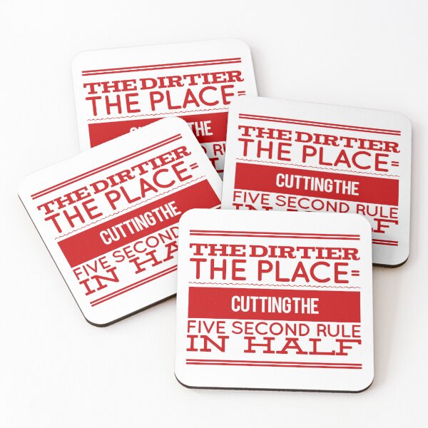 Item preview, The Dirtier the Place = Cutting The Five Second Rule In Half designed and sold by OfferHeat.
