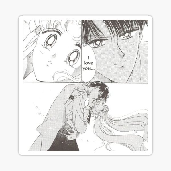 "Sailormoon + tuxedo mask! #2" Sticker for Sale by Floffeee | Redbubble