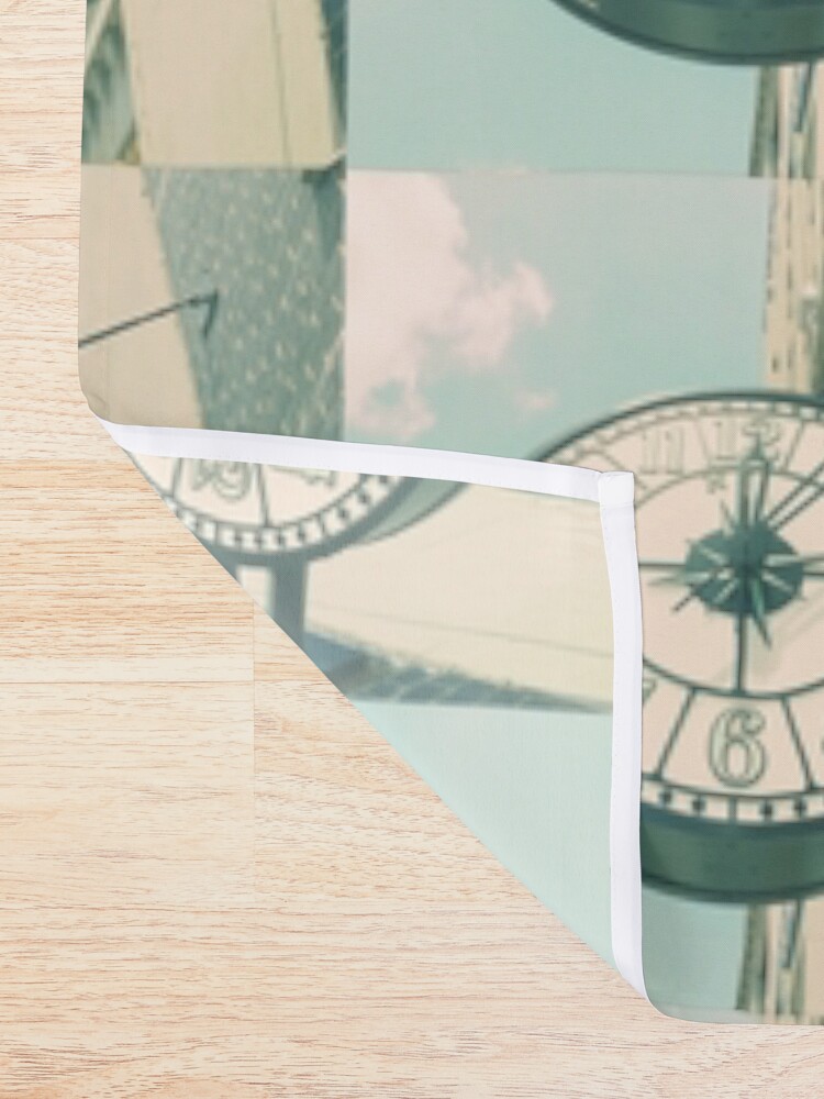 Alternate view of Time after Time - Clock and Compass Photography Shower Curtain