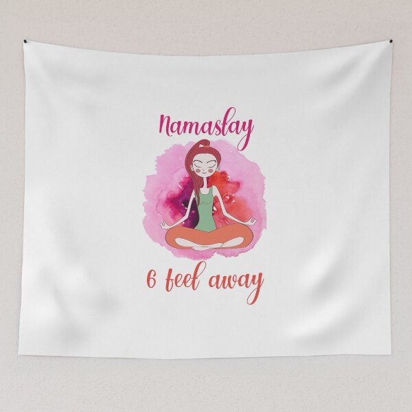 Item preview, Namaste 6 Feet Away Gift For Mom, Dad and Siblings designed and sold by BohemianAtlas.