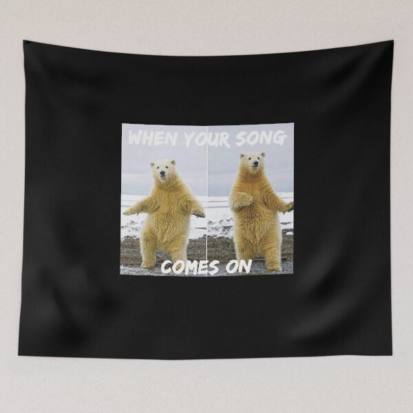 Item preview, When Your Song Comes On Vibin Polar Bear designed and sold by Altohombre.