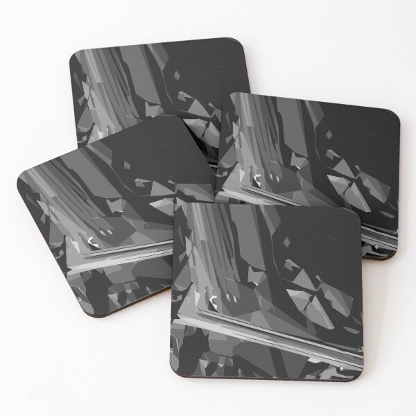 Item preview, black and white abstract texture background designed and sold by Mrvell.