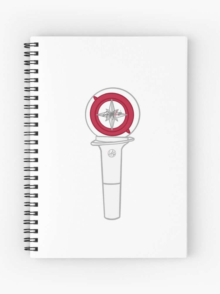 Stray Kids SKZ Lightstick Spiral Notebook for Sale by 98vou