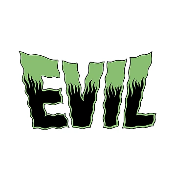 Artwork thumbnail, Evil Lettering by Rafa-A