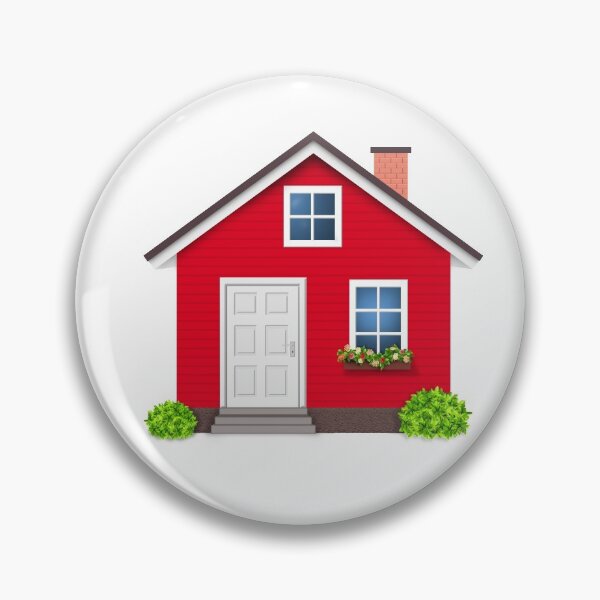 Item preview, House simple icon,Home red	 designed and sold by MarketVisionAV.